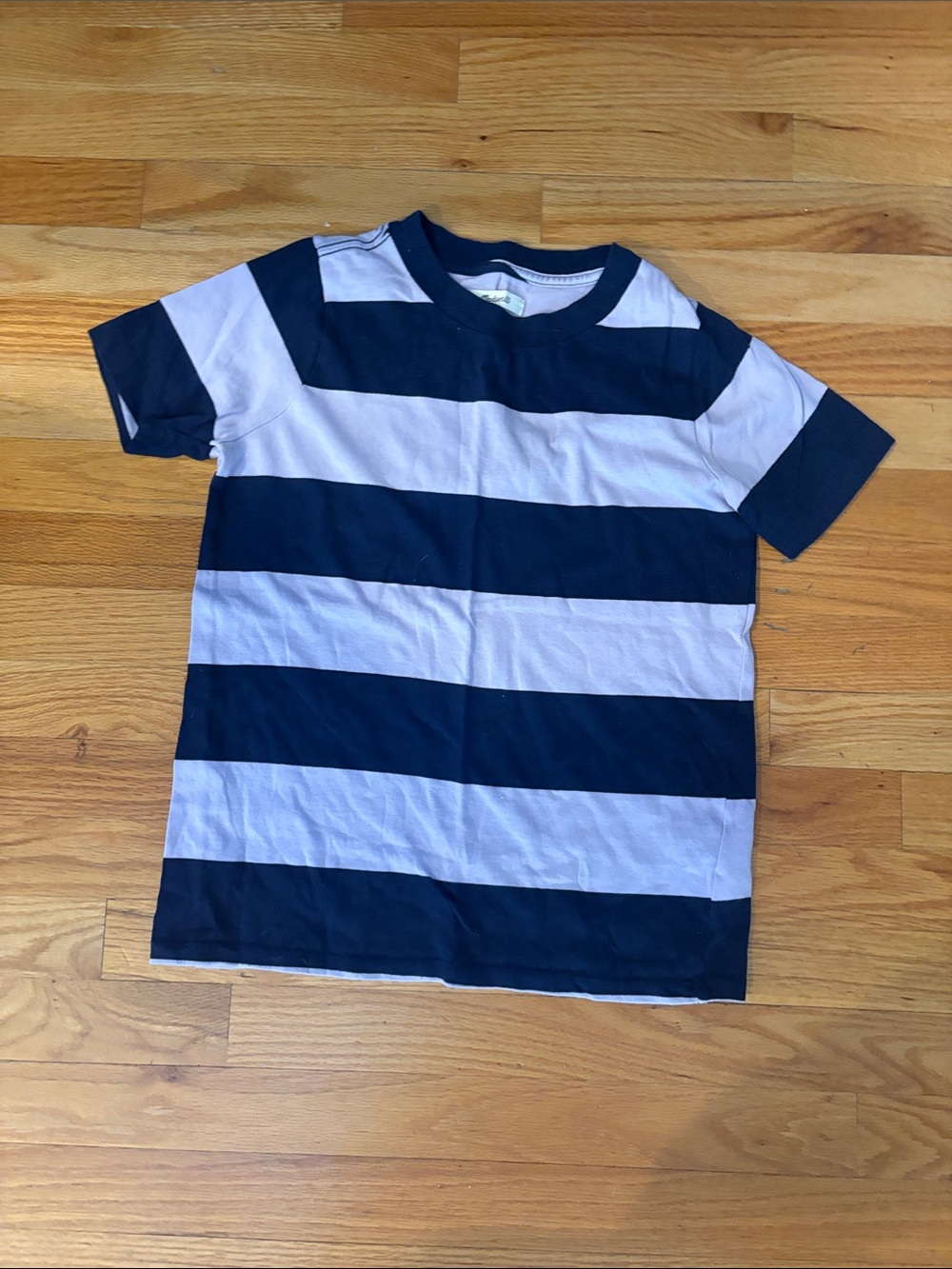 Striped Purple and Navy Tee